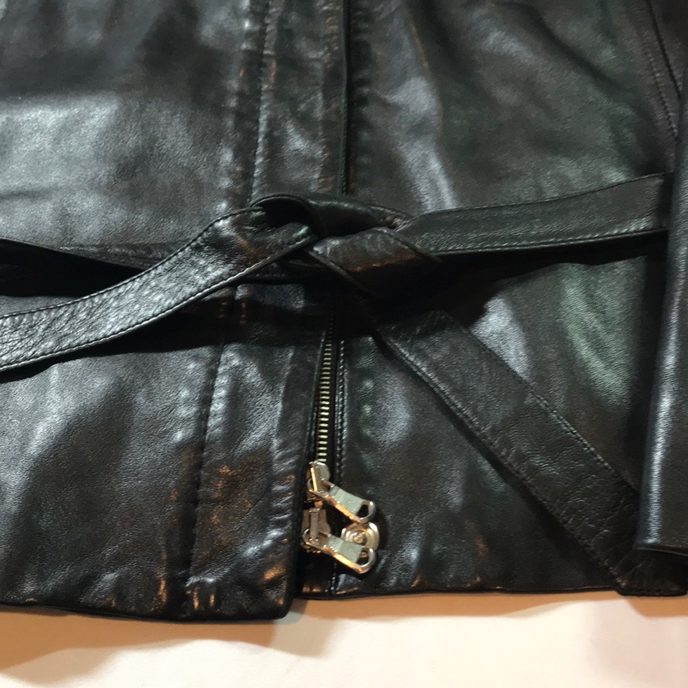 Borgonovo women’s leather jacket size medium - Picture 3 of 3